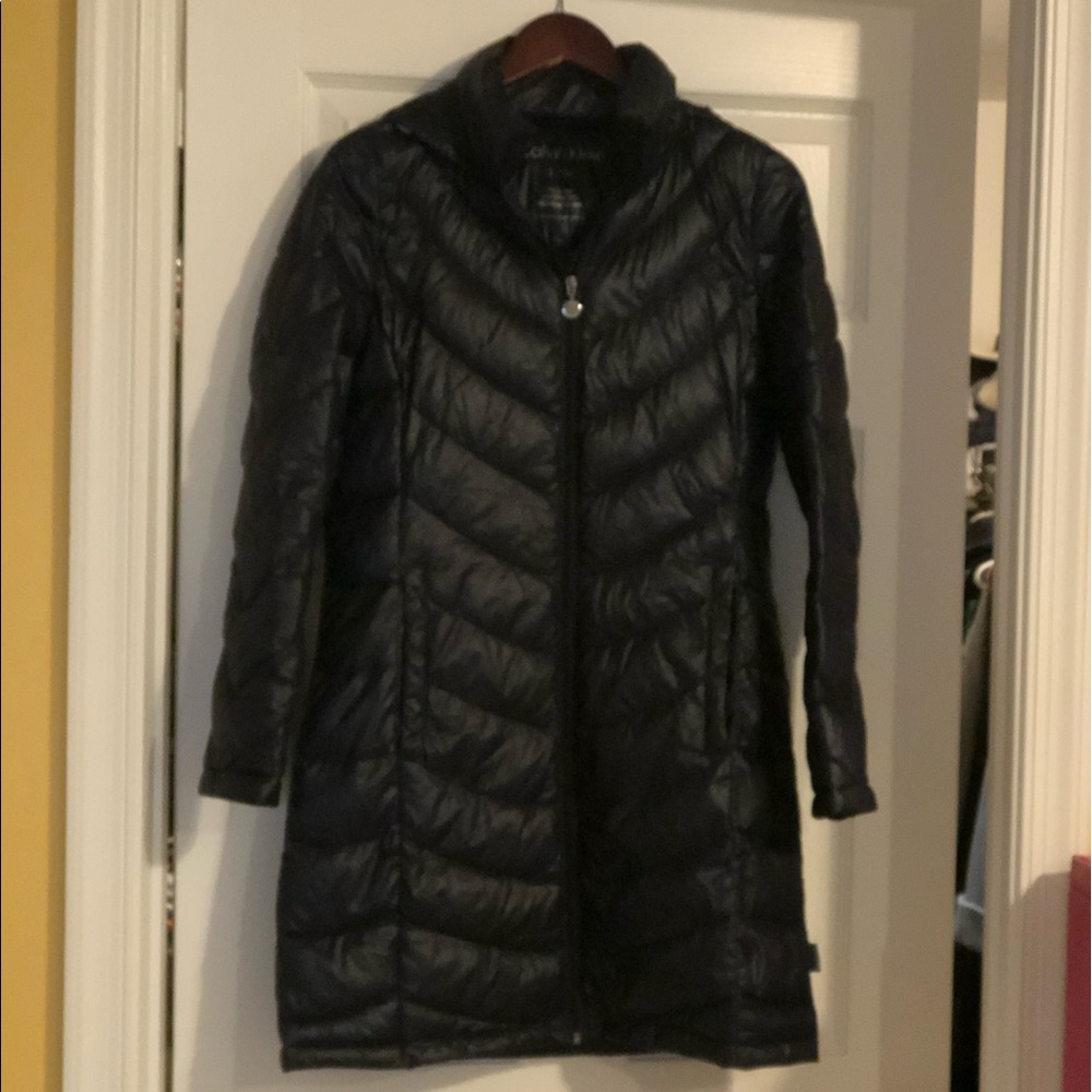 calvin klein packable lightweight premium down jacket with hood